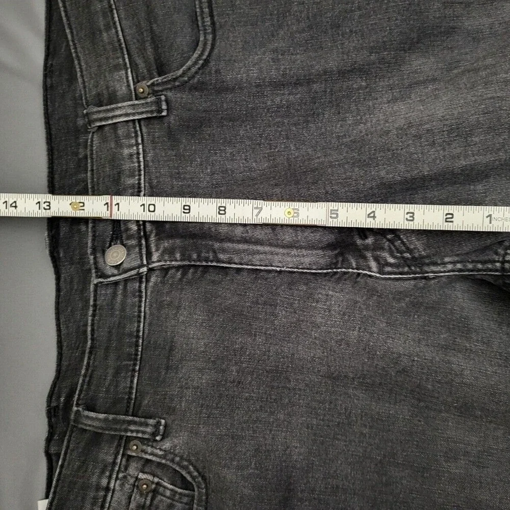 Levi's 541 Athletic Taper Jeans Mens 38x30 Faded Black Gray Stretch Denim 540196